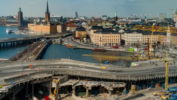 Stockholm Sverige Vacker Gammal Stad Med Rik Kultur Och Unik — Stockvideo