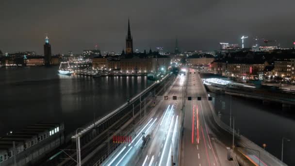 Стокгольм Швеція Гарне Стародавнє Місто Багатою Культурою Унікальною Класичною Архітектурою — стокове відео