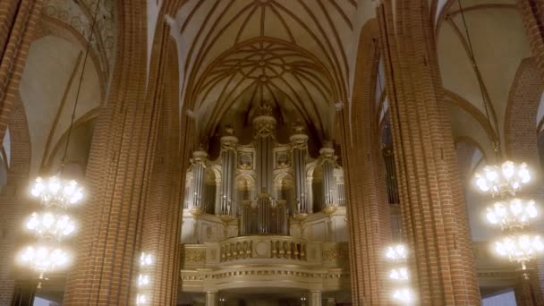 Kościół Storkyrkan Wyspie Gamla Stan Starym Mieście Sztokholm Szwecja Jest — Wideo stockowe