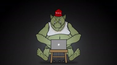 Canlandırılmış Sağ Kanat İnternet TrolüComment