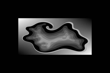 Bu soyut vektör görüntüsü, canlı, akışkan ve dinamik bir görsel bileşim oluşturmak için pembe, yeşil, mavi ve bej gibi retro tonlarını harmanlayan organik şekillerde kalın ve katmanlanmış renk dalgalarını içerir.