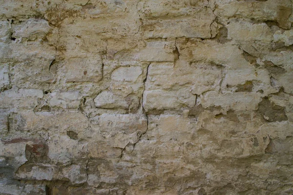 Altes Mauerwerk Mit Einem Riss Hintergrund — Stockfoto