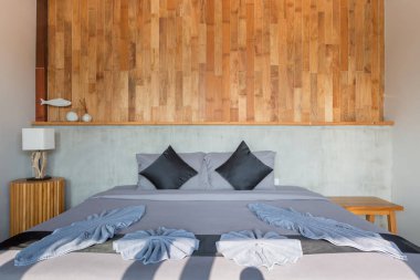 İç görünüm Yatak Oda arka plan.