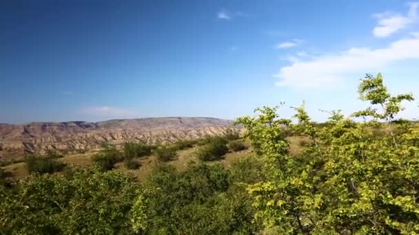 Gunung Lansekap Pemandangan Indah Dari Ngarai Indah Panorama Dengan Pegunungan — Stok Video