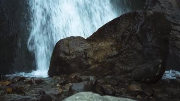 Krásný Spadne Horách Divoké Přírody Severního Kavkazu — Stock video
