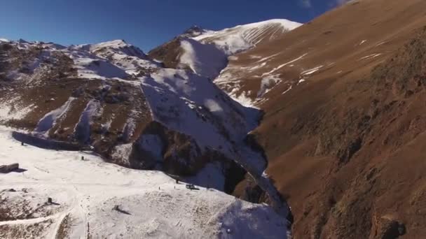 Volo Sulle Montagne Splendida Vista Dall Alto Sulle Colline Natura — Video Stock