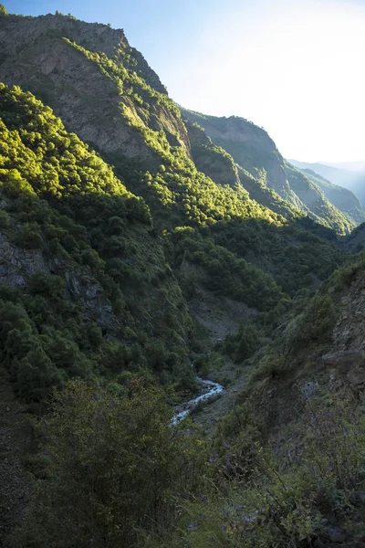 Гірська Річка Красиві Ущелини Дика Природа Гори Північному Кавказі Ліцензійні Стокові Фото