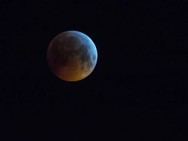 Ámsterdam Países Bajos Enero 2019 Super Blood Wolf Moon Moon — Foto de Stock