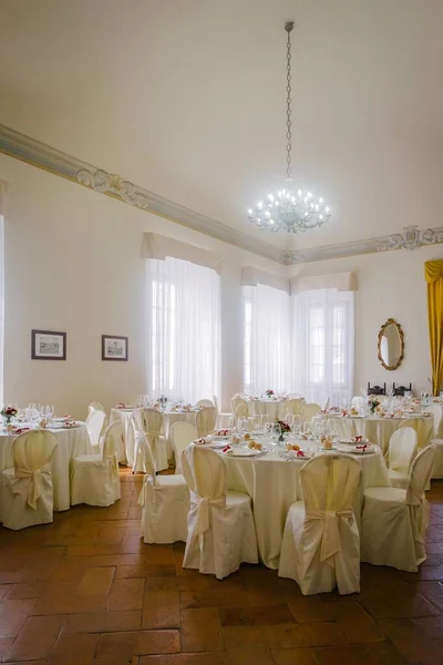 Table Decoration Wedding Reception — Stock Photo, Image