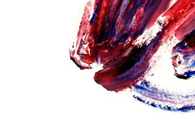 Soyut mürekkep arka plan. Mermer tarzı. Mavi, kırmızı boya kontur dokusu beyaz kağıt üzerinde. Duvar kağıdı, web ve oyun tasarımı. Grunge. Karanlık Smear. Mürekkep resmi. Sanatsal tasarlamak çerçeve. İç tasarım resim