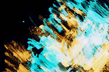 Soyut mürekkep arkaplanı. Mermer tarzı. Beyaz kağıda siyah boya dokusu. Ağ ve oyun tasarımı için duvar kağıdı. Grunge çamur sanatı. Kalem suyunun makro resmi. Koyu Smear