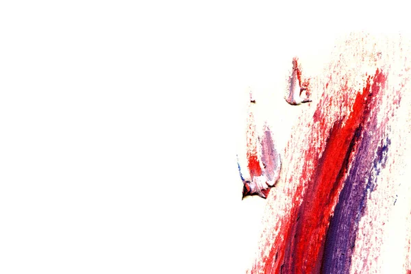 Ink Absztrakt Háttér Márvány Stílus Kék Piros Festék Stroke Textúra — Stock Fotó