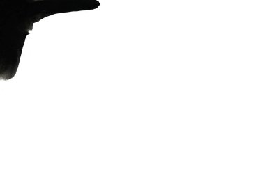 Soyut mürekkep arkaplanı. Mermer tarzı. Beyaz kağıda siyah boya dokusu. Ağ ve oyun tasarımı için duvar kağıdı. Grunge çamur sanatı. Kalem suyunun makro resmi. Koyu Smear