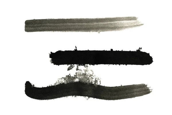 Fundal Cerneală Abstractă Stilul Marmură Vopsea Neagră Textura Accident Vascular — Fotografie, imagine de stoc