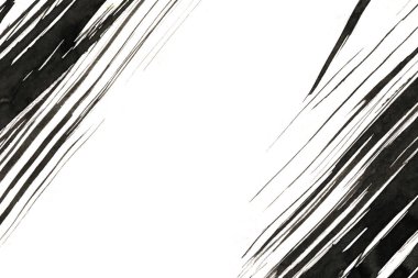 Soyut mürekkep arkaplanı. Mermer tarzı. Beyaz kağıda siyah boya dokusu. Ağ ve oyun tasarımı için duvar kağıdı. Grunge çamur sanatı. Kalem suyunun makro resmi. Koyu Smear