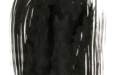 Soyut mürekkep arkaplanı. Mermer tarzı. Beyaz kağıda siyah boya dokusu. Ağ ve oyun tasarımı için duvar kağıdı. Grunge çamur sanatı. Kalem suyunun makro resmi. Koyu Smear