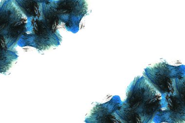 Soyut mürekkep arkaplanı. Mermer tarzı. Beyaz kağıda siyah boya dokusu. Ağ ve oyun tasarımı için duvar kağıdı. Grunge çamur sanatı. Kalem suyunun makro resmi. Koyu Smear