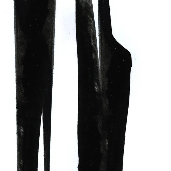 Abstrakter Tintenhintergrund Marmorstil Schwarze Strichstruktur Auf Weißem Papier Wallpaper Für — Stockfoto