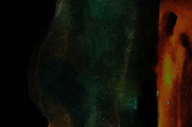 Soyut mürekkep arkaplanı. Mermer tarzı. Beyaz kağıda siyah boya dokusu. Ağ ve oyun tasarımı için duvar kağıdı. Grunge çamur sanatı. Kalem suyunun makro resmi. Koyu Smear