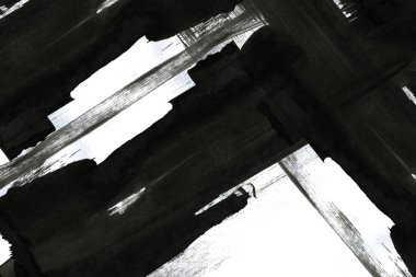 Soyut mürekkep arkaplanı. Mermer tarzı. Beyaz kağıda siyah boya dokusu. Ağ ve oyun tasarımı için duvar kağıdı. Grunge çamur sanatı. Kalem suyunun makro resmi. Koyu Smear