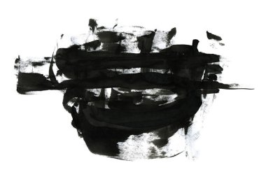 Soyut mürekkep arkaplanı. Mermer tarzı. Beyaz kağıda siyah boya dokusu. Ağ ve oyun tasarımı için duvar kağıdı. Grunge çamur sanatı. Kalem suyunun makro resmi. Koyu Smear