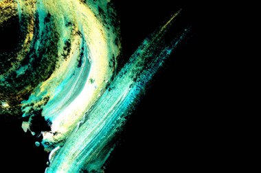 Soyut mürekkep arkaplanı. Mermer tarzı. Beyaz kağıda siyah boya dokusu. Ağ ve oyun tasarımı için duvar kağıdı. Grunge çamur sanatı. Kalem suyunun makro resmi. Koyu Smear