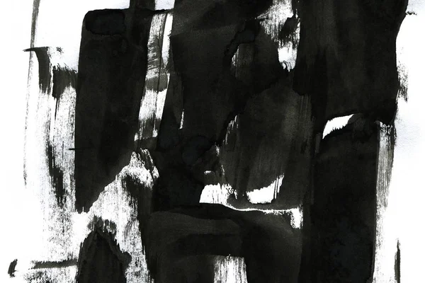 Soyut mürekkep arkaplanı. Mermer tarzı. Beyaz kağıda siyah boya dokusu. Ağ ve oyun tasarımı için duvar kağıdı. Grunge çamur sanatı. Kalem suyunun makro resmi. Koyu Smear