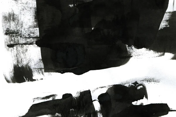 Soyut mürekkep arkaplanı. Mermer tarzı. Beyaz kağıda siyah boya dokusu. Ağ ve oyun tasarımı için duvar kağıdı. Grunge çamur sanatı. Kalem suyunun makro resmi. Koyu Smear