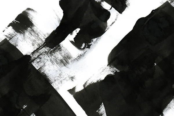 Soyut mürekkep arkaplanı. Mermer tarzı. Beyaz kağıda siyah boya dokusu. Ağ ve oyun tasarımı için duvar kağıdı. Grunge çamur sanatı. Kalem suyunun makro resmi. Koyu Smear