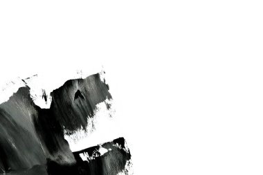 Soyut mürekkep arkaplanı. Mermer tarzı. Beyaz kağıda siyah boya dokusu. Ağ ve oyun tasarımı için duvar kağıdı. Grunge çamur sanatı. Kalem suyunun makro resmi. Koyu Smear