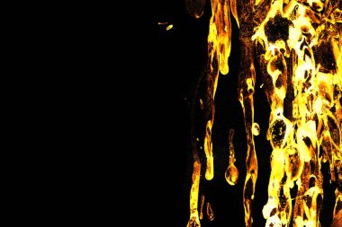 Soyut mürekkep arkaplanı. Mermer tarzı. Beyaz kağıda siyah boya dokusu. Ağ ve oyun tasarımı için duvar kağıdı. Grunge çamur sanatı. Kalem suyunun makro resmi. Koyu Smear