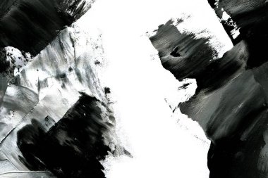 Soyut mürekkep arkaplanı. Mermer tarzı. Beyaz kağıda siyah boya dokusu. Ağ ve oyun tasarımı için duvar kağıdı. Grunge çamur sanatı. Kalem suyunun makro resmi. Koyu Smear