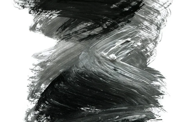 Fondo Tinta Abstracta Estilo Mármol Textura Trazo Pintura Negra Sobre —  Fotos de Stock