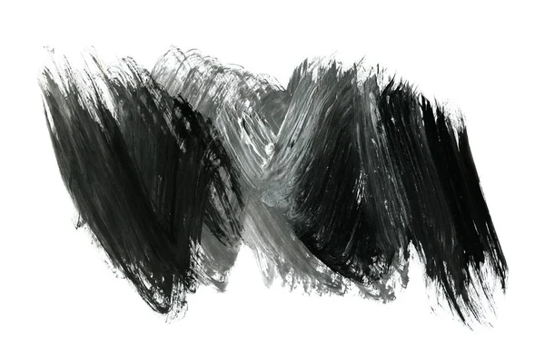 Fondo Tinta Abstracta Estilo Mármol Textura Trazo Pintura Negra Sobre — Foto de Stock