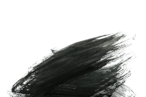 Fondo Tinta Abstracta Estilo Mármol Textura Trazo Pintura Negra Sobre — Foto de Stock