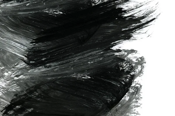 Fondo Tinta Abstracta Estilo Mármol Textura Trazo Pintura Negra Sobre — Foto de Stock