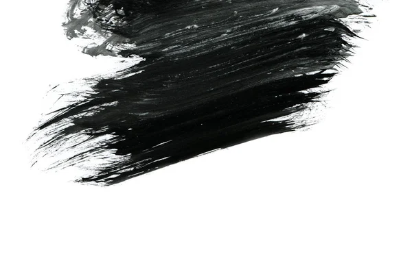 Fondo Tinta Abstracta Estilo Mármol Textura Trazo Pintura Negra Sobre — Foto de Stock