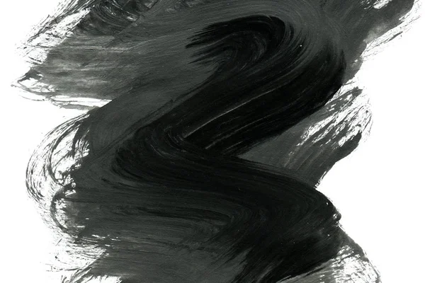 Fondo Tinta Abstracta Estilo Mármol Textura Trazo Pintura Negra Sobre —  Fotos de Stock