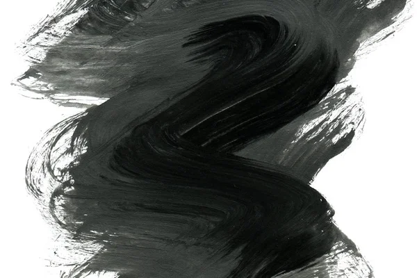 Fondo Tinta Abstracta Estilo Mármol Textura Trazo Pintura Negra Sobre — Foto de Stock