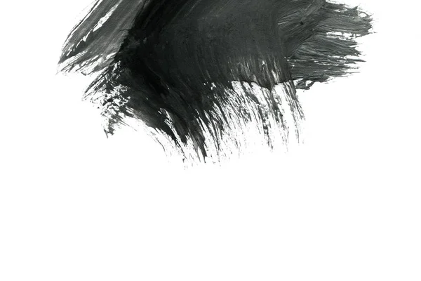 Fondo Tinta Abstracta Estilo Mármol Textura Trazo Pintura Negra Sobre — Foto de Stock