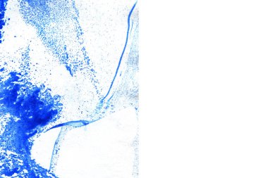 Soyut mürekkep arkaplanı. Mermer tarzı. Beyaz kağıda siyah boya dokusu. Ağ ve oyun tasarımı için duvar kağıdı. Grunge çamur sanatı. Kalem suyunun makro resmi. Koyu Smear