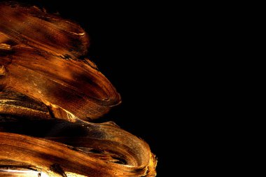 Soyut mürekkep arkaplanı. Mermer tarzı. Beyaz kağıda siyah boya dokusu. Ağ ve oyun tasarımı için duvar kağıdı. Grunge çamur sanatı. Kalem suyunun makro resmi. Koyu Smear