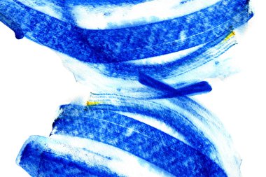 Soyut mürekkep arka planı. Mermer tarzı. Beyaz kağıda mavi boya inme dokusu. Web ve oyun tasarımı için duvar kağıdı. Grunge çamur sanatı.