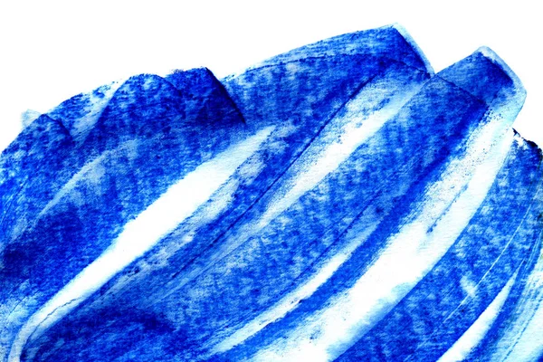 Fondo Tinta Abstracta Estilo Mármol Textura Trazo Pintura Azul Sobre — Foto de Stock