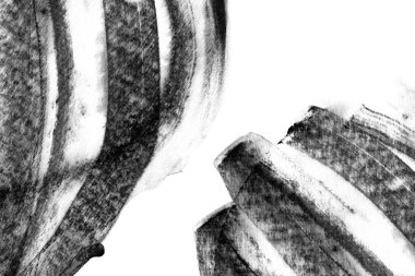 beyaz kağıt üzerine suluboya lekeli beyaz ve siyah boya konturları doku