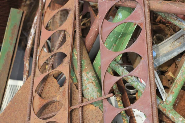 Materiales Oxidados Hierro Basura — Foto de Stock