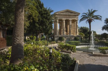 Valletta/Malta 29 Aralık 2006 - alt Barrakka Bahçeleri