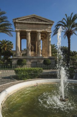 Valletta/Malta 29 Aralık 2006 - alt Barrakka Bahçeleri