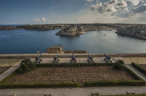 Grudnia 2006 Widok Przystań Valletta Malta — Zdjęcie stockowe