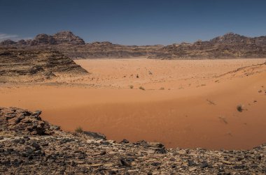 Wadi Rum çöl Güney Ürdün